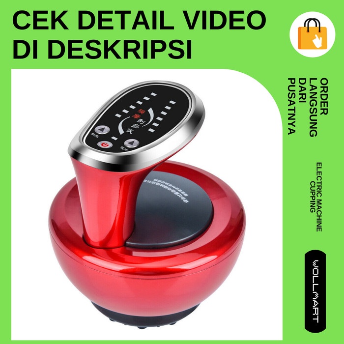 Alat Terapi Bekam Kop Kerokan Listrik Alat Penghangat Pijat Tubuh Erin MI