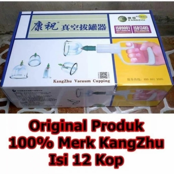Kangzhu isi 12/kop angin/alat bekam kangzhu isi 12