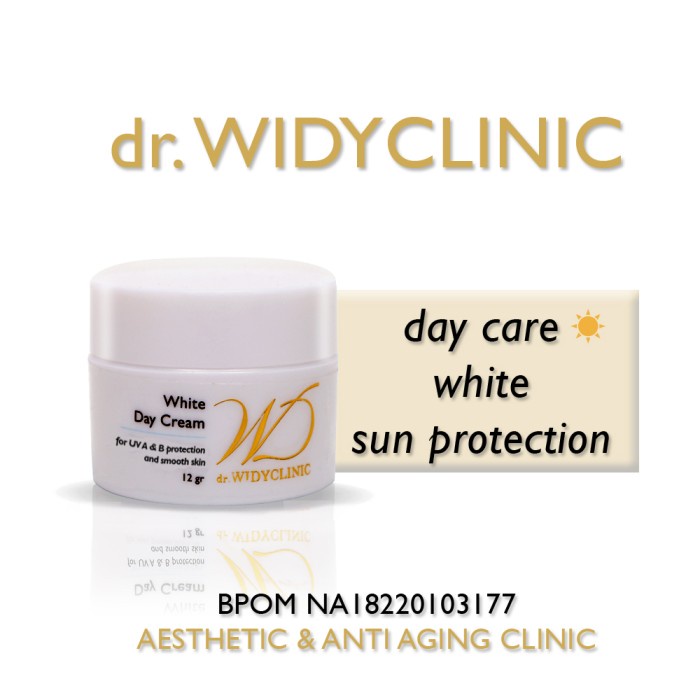 White Day Cream Dr Widy Clinic Krim Pagi/Siang Glowing Bpom Mui