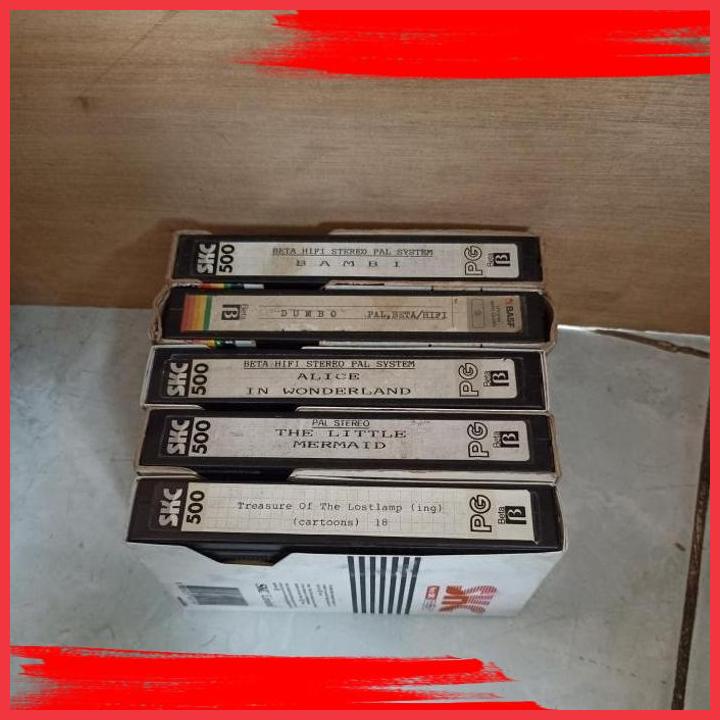 (TEMB) KASET VIDEO BETAMAX - SEPAKET