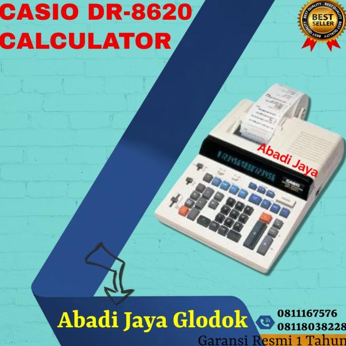 

CASIO DR-8620 CALCULATOR