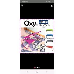 OXY FOLDING TABLE MEJA ANAK BELAJAR MAKAN LIPAT
