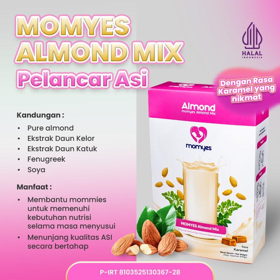 

DISCOUNT MOMYES ALMOND MIX KARAMEL - PELANCAR ASI 200GR NOVEMBER CERIA UNTUK ANDA