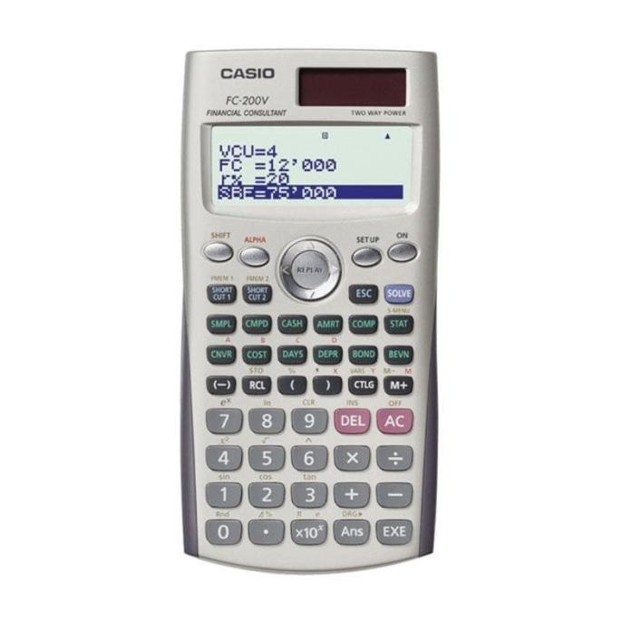 

kalkulator Casio FC-200V ORIGINAL FINANCIAL CALCULATOR FINANCE