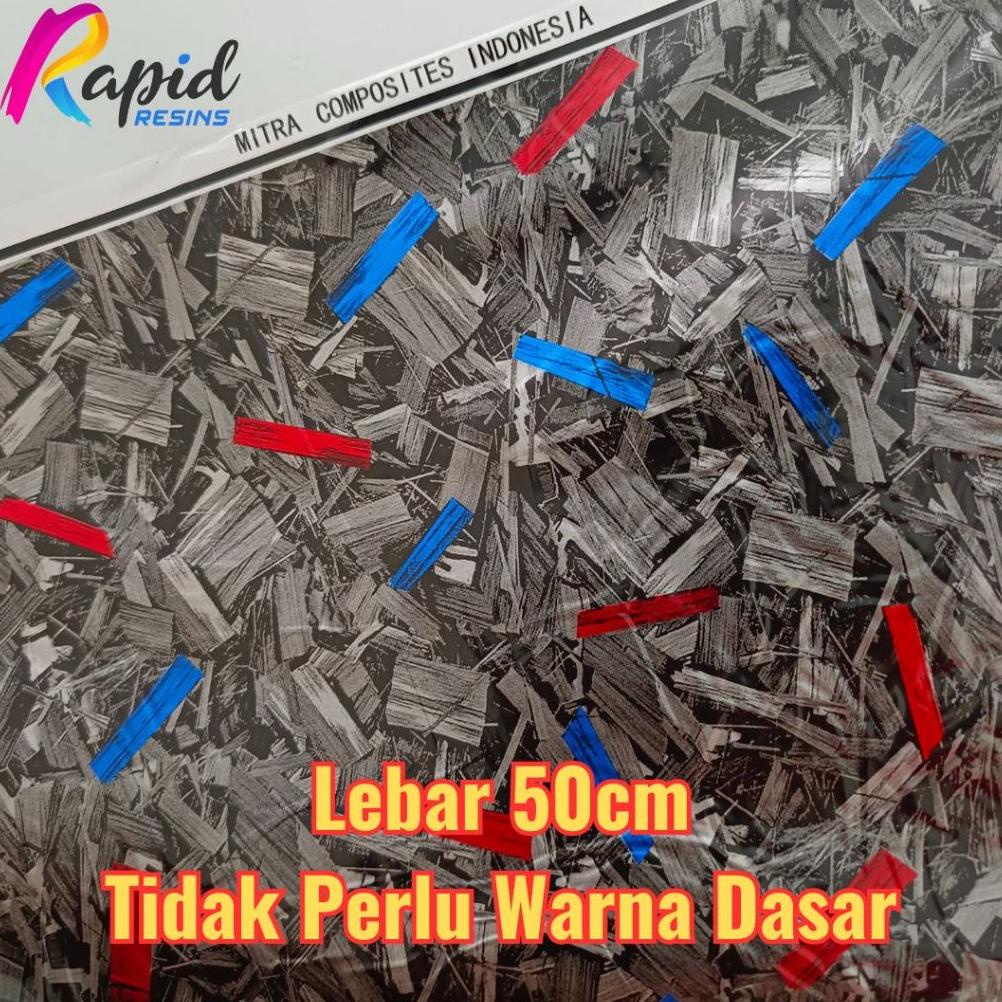 Trend - WTP Forged Carbon Water Transfer Printing Karbon Cat Celup ~