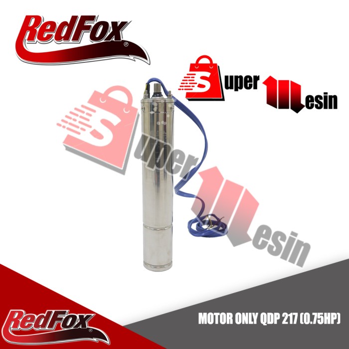 [New] Pompa Motor Pompa Satelit Submersible Pump 0.75 Hp Qdp 217 Redfox Berkualitas