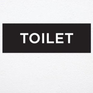 

Toilet Sign Board Label Acrylik Timbul & Stiker Cuting