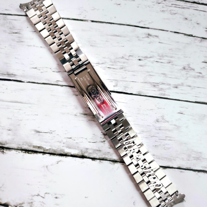 Tali Strap Rantai Stainless Jam Rolex Oyster Pria