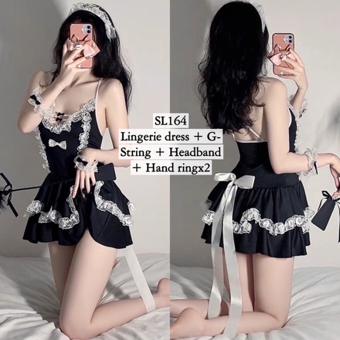 SEXY LINGERIE COSPLAY MAID UNIFORM / LINGERIE COSPLAY PELAYAN 164