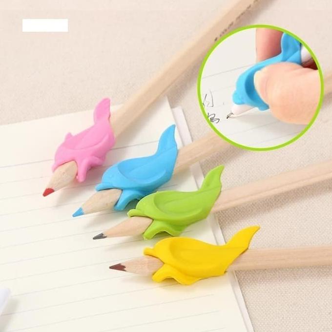 

Dolphin Pencil Helper Pencil Holder Pencil Grip Silicone Rubber Pensil