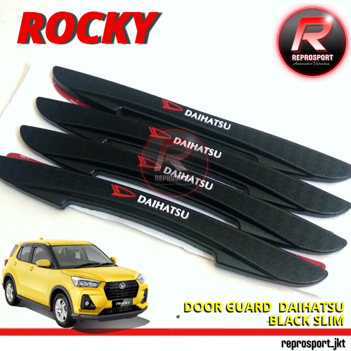 Rocky 2021- Door Guard Daihatsu Black Slim Kode Ad358