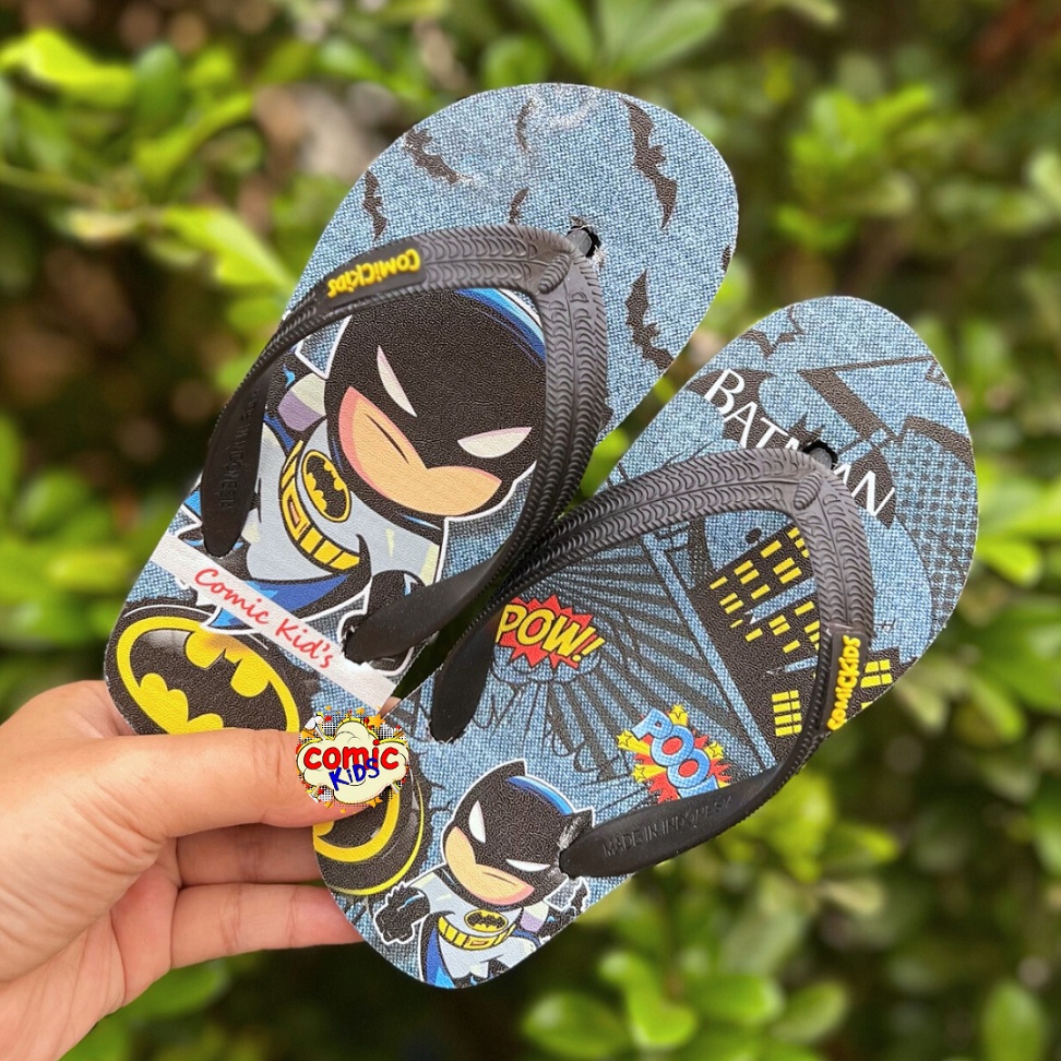 Sandal Jepit Anak Laki Laki Comickids Sendal Balita Flip Flop Cowok 3 4 Tahun Kids Boys Jpitz Batman