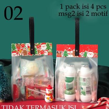 

ern Christmas Plastic Set 02 / Plastik Kado Permen Hadiah Natal
