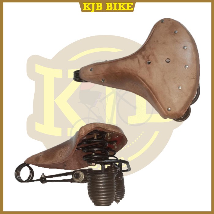 sadel jok sepeda onthel kulit per gulung keong per rapat lelalela8187
