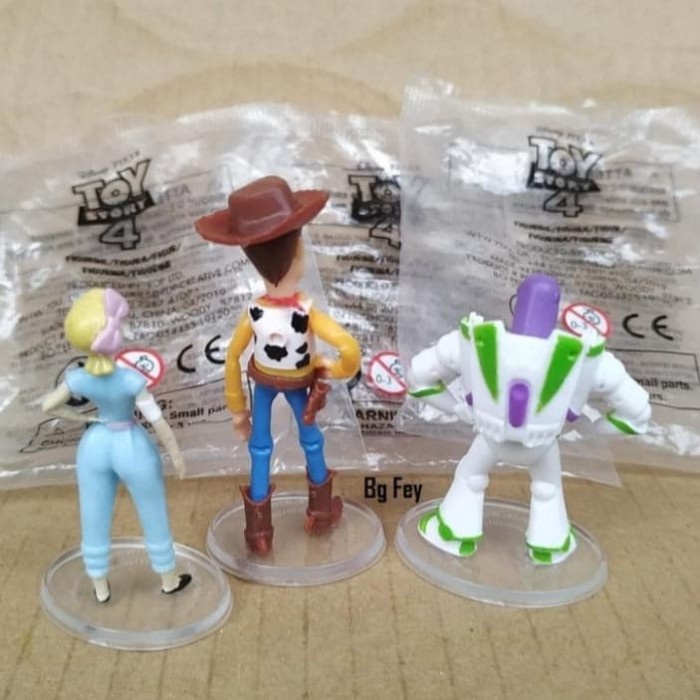 original disney pixar toy story 4 - set 3 - not happy meal mc donalds rerekeke85