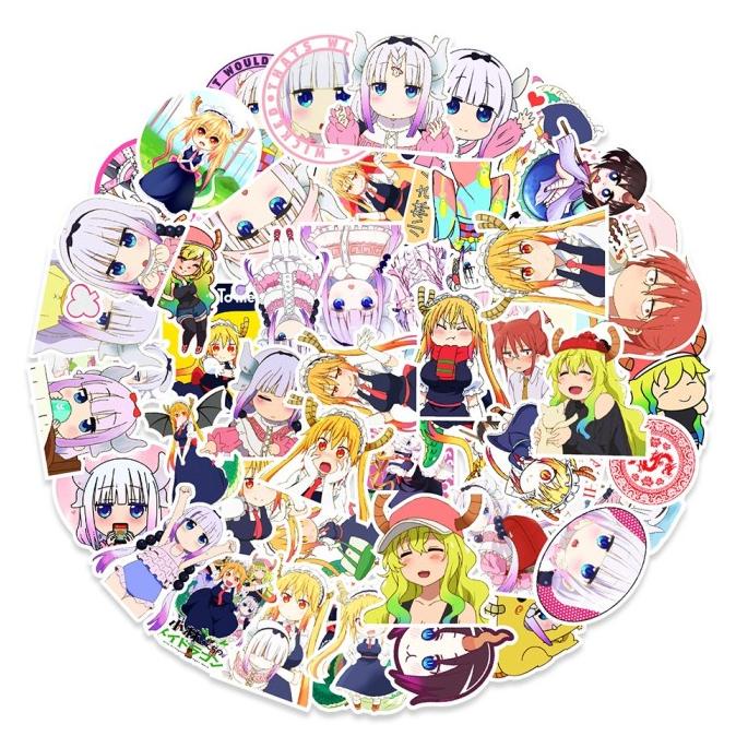 

(:(:(:(] DM002 Sticker / Stiker Anime Jepang Miss Kobayashi's Dragon Maid