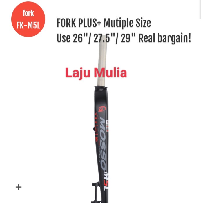 fork mosso m5l disc only rigid 26/27,5/29/700c fikafika8187