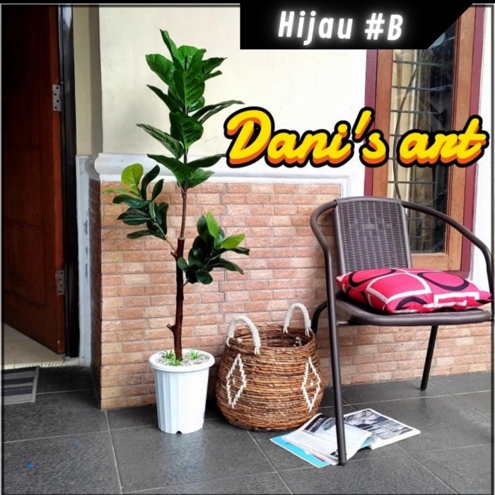 Pohon Ketapang Biola Palsu/ Pohon Ketapang Artificial/Pohon Karet Kebo