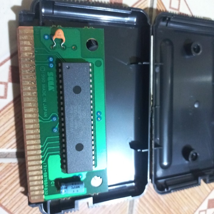 kaset sega mega drive cartridge chameleon kid original sega rerevika93