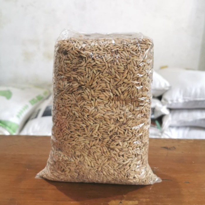 ] Gabah Beras Merah & Putih Bangsal Pakan Burung Lovebird Perkutut Falk