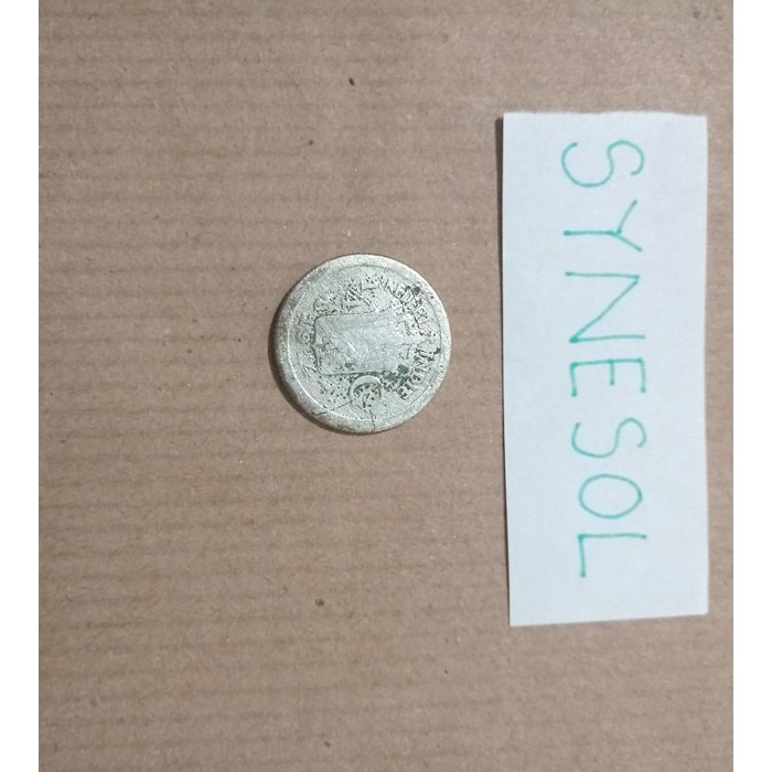 koin / logam kuno 1/4 g nederland indie 1/4 gulden belanda tahun 1914 chiochio1925