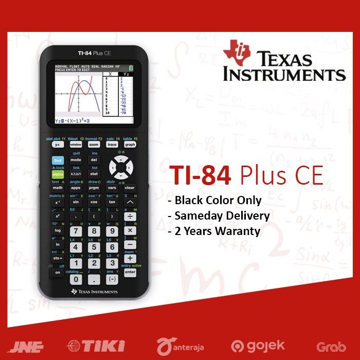 

✨Ready Texas Instruments Ti-84 Plus Ce Graphing Calculator Diskon