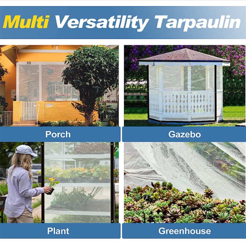 Terpal Plastik Bening /Plastik Uv Green House /Tebal Plastik Bening Transparan /Terpal Anti Air