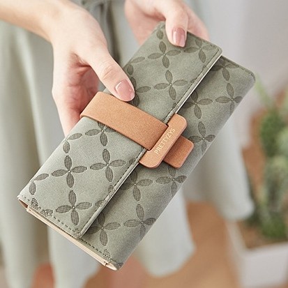 DOMPET PANJANG WANITA DANIQUE PRETTYZYS ORIGINAL IMPORT GREY WA700G3 100% ORIGINAL