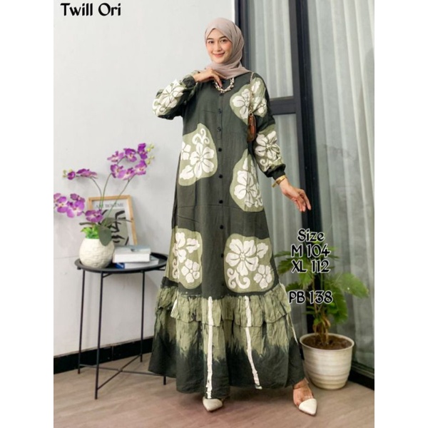 TERBARU GAMIS TWILL ORI TALI SAMPING GAMIS TWILL JUMBO