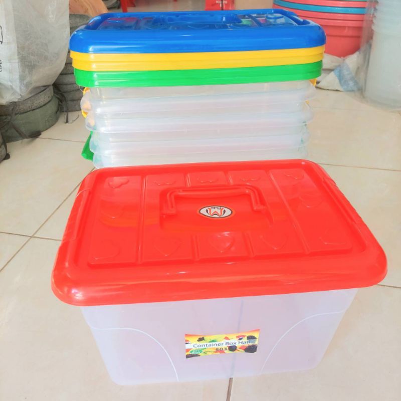 Kontainer Kotak Box Plastik Mikiwa Tebal Kecil - Dapur Karya Mdn