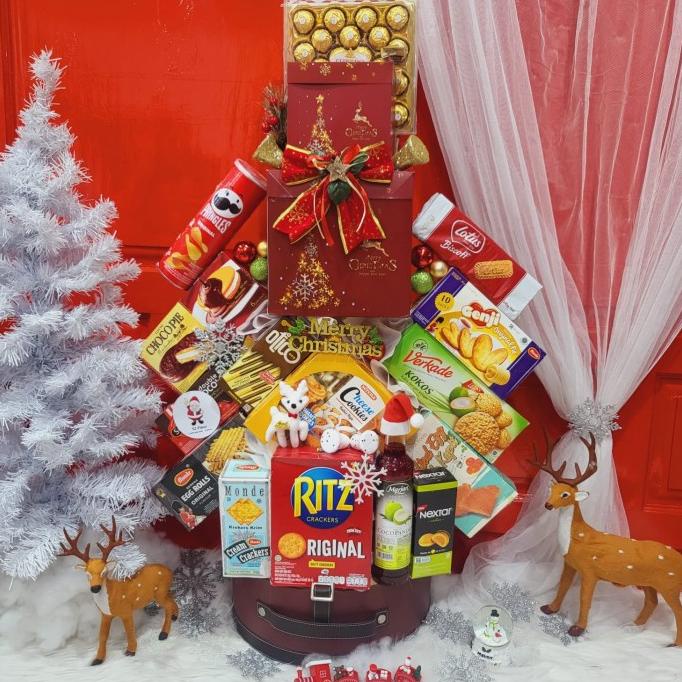 

Terlarisss - Paket Dekorasi Hampers Natal Christmas Parcel Hadiah Kue Kering 446 - Langsung Kirim