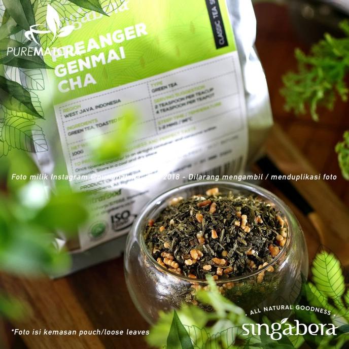 

Singabera Tea - Preanger Genmaicha 10Gr Sample Teh Cafe Sushi Resto Kode 581