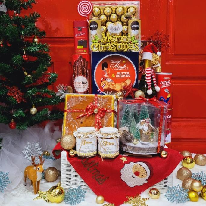 

Terlarisss - Paket Dekorasi Hampers Natal Christmas Parcel Hadiah Kue Kering 408 - Langsung Kirim