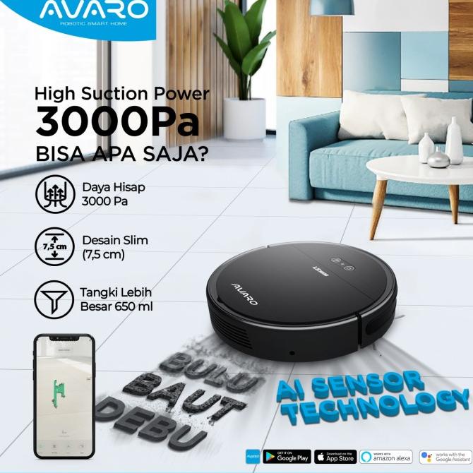 AVARO LS3000 Robot Vacuum Cleaner Vacum Cleaner Vaccum Cleaner