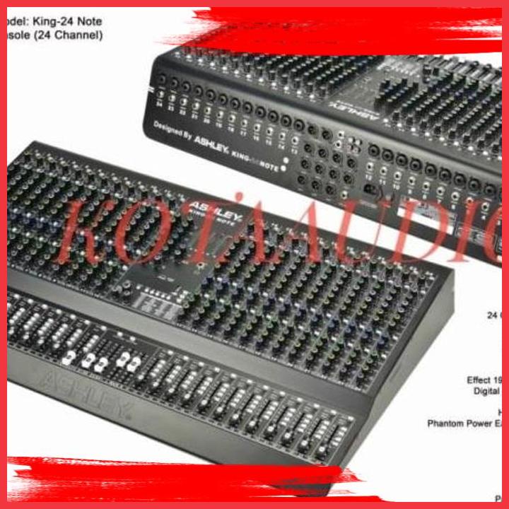 (koau) mixer audio ashley king 24note/ king 24 note original 24 ch king24note