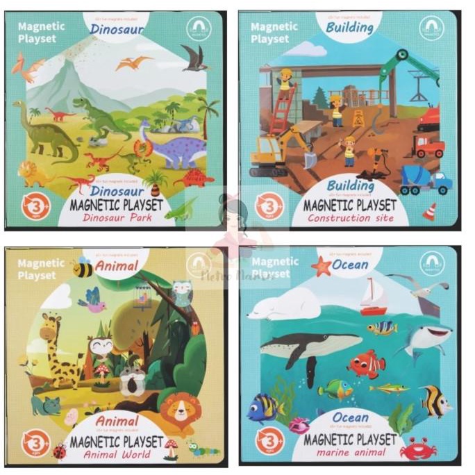 

SALE Buku Stiker Magnet Anak/Magnetic Sticker Book/Buku Menempel Edukasi Termurah