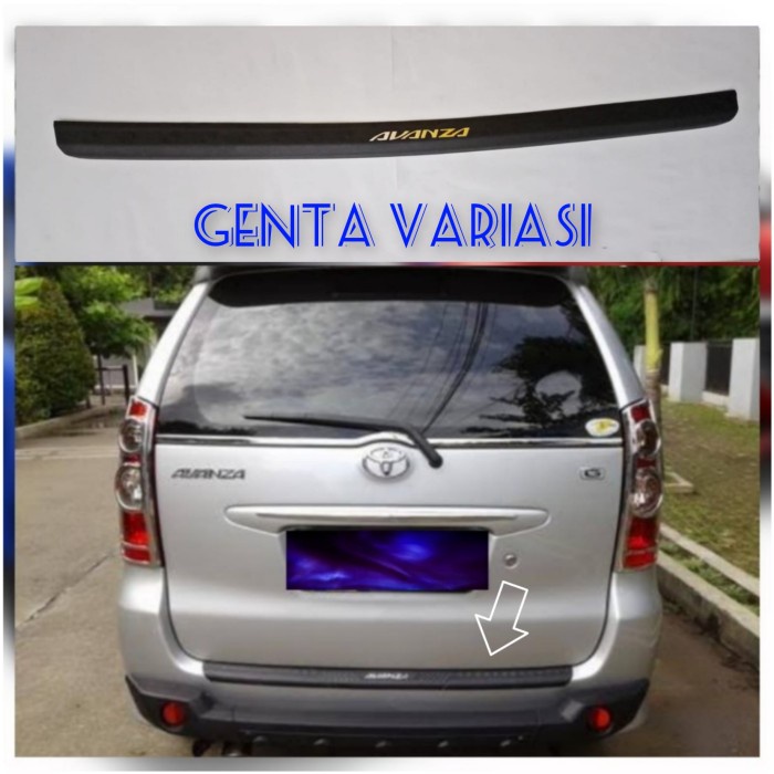 Sillplate Belakang Mobil Avanza / Lis Pintu Bagasi Mobil Ready