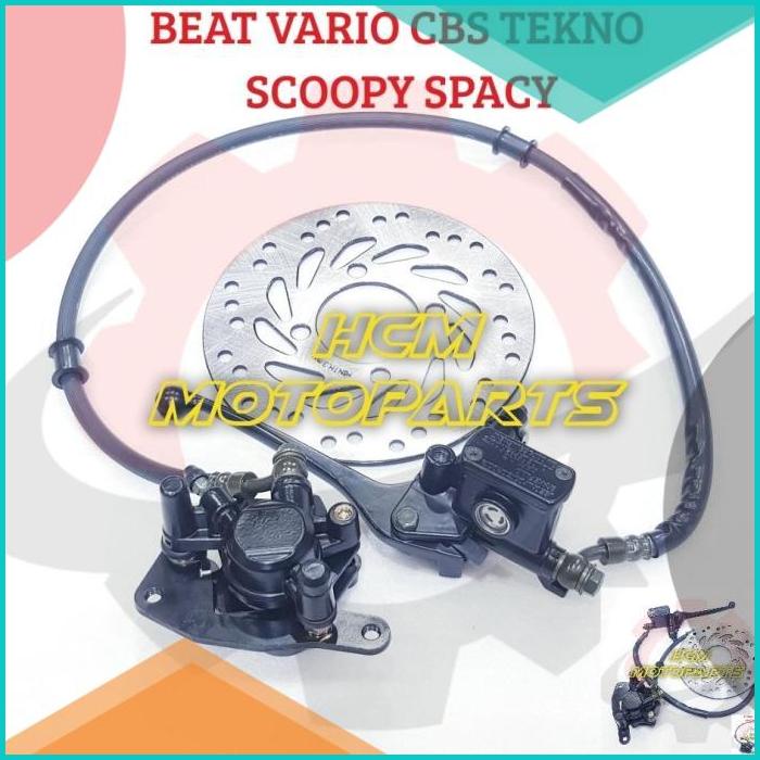 BRAKE MASTER REM ASSY DEPAN KALIPER PIRINGAN CAKRAM BEAT SCOOPY LAMA