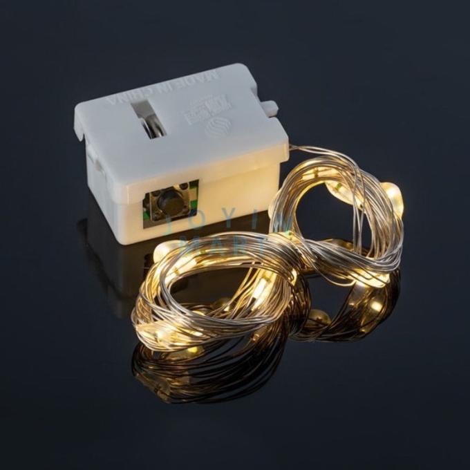 ```````] LAMPU TUMBLR LED BATERAI - KABEL TEMBAGA/KAWAT TIPIS KECIL TRANSPARAN
