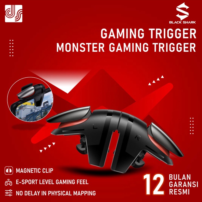 BLACK SHARK THE MONSTER GAMING TRIGGER L1 R1 PUBG CODM FREE FIRE DLL