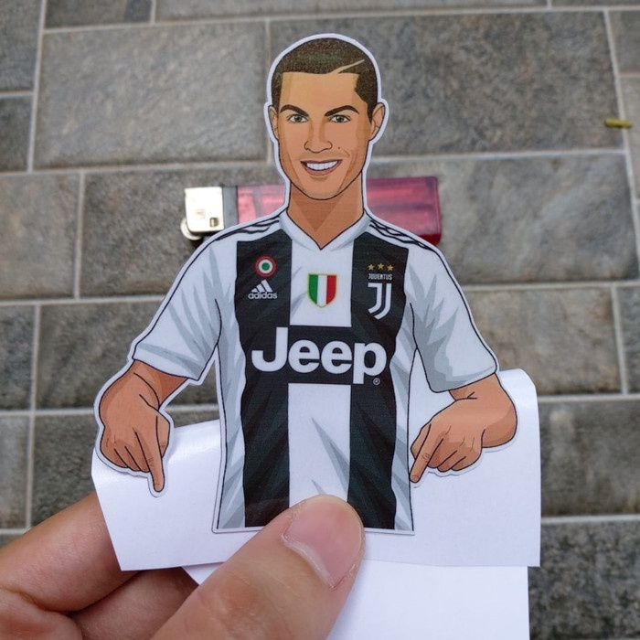 

Terlaris - Stiker Vinyl Christiano Ronaldo Fans Club Motor HP Sepeda Laptop Helm