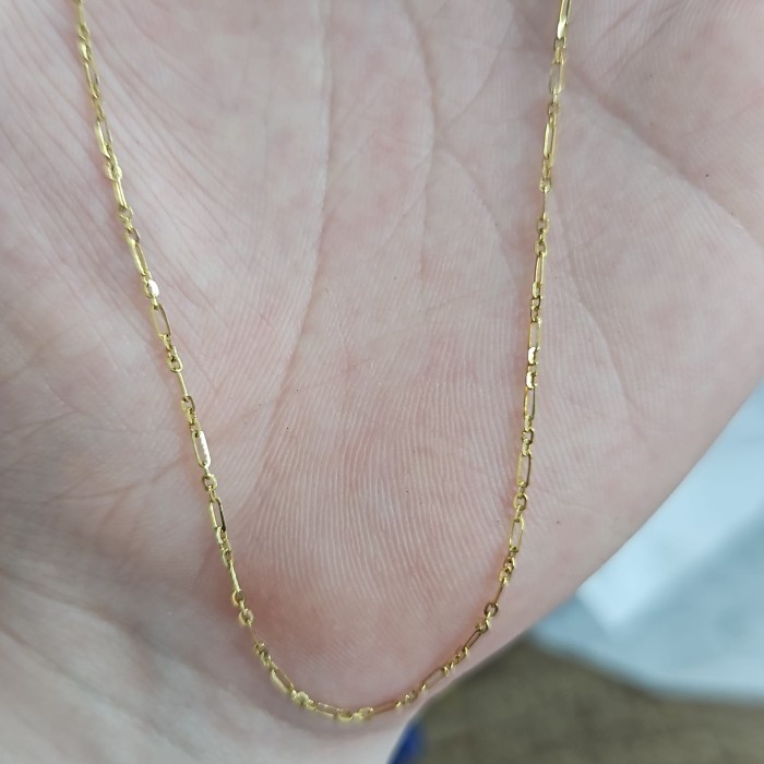 ✨Sale Kalung Gold Rantai Jedar Tipis Ringan 1Gram 1 Gram 1 Gr Emas Asli 375 Terbatas