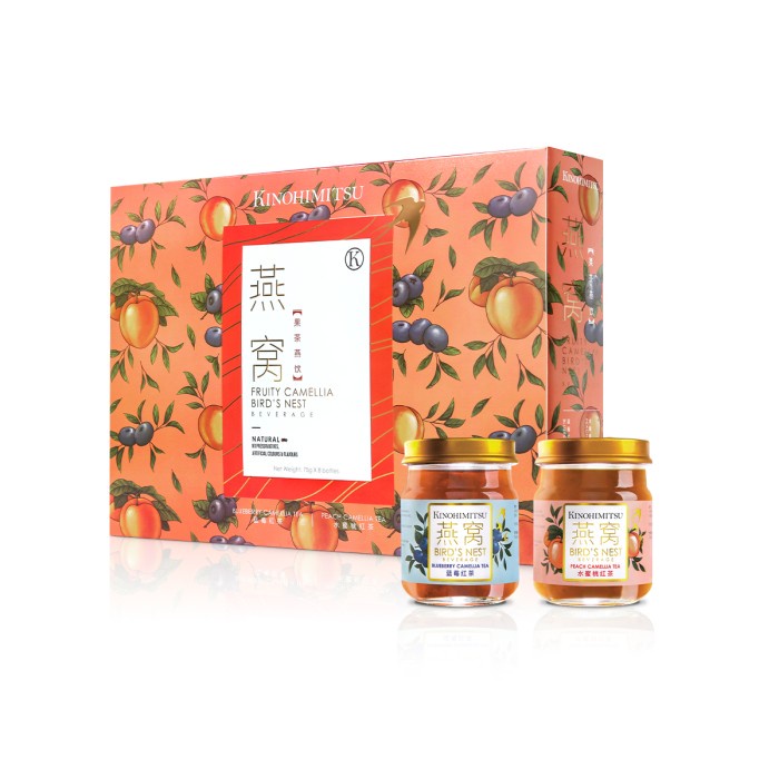 Kinohimitsu Fruity Camellia BirdS Nest Beverage 8 Botol