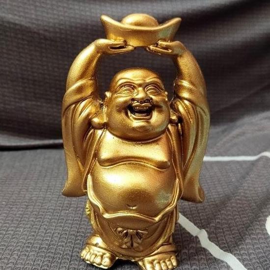 Patung Pajangan Happy Buddha Budha Julai Julaihud Tertawa Tawa Gembira