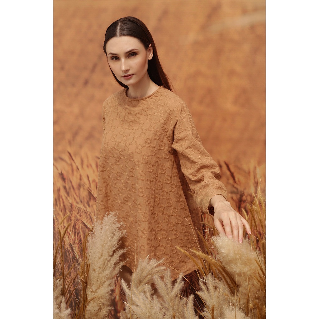 Benang Jarum - Eliza Top - Brown
