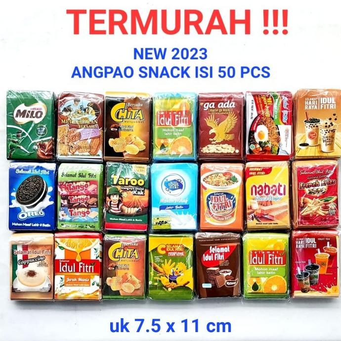 

~^~^~^] GROSIR Angpao Snack Isi 50 Angpau Selamat Lebaran Idul Fitri Ramadhan