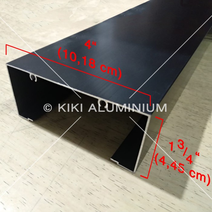 Kusen Aluminium 4" 60560 - Merk : Alexindo - Pjg. 6 Meter
