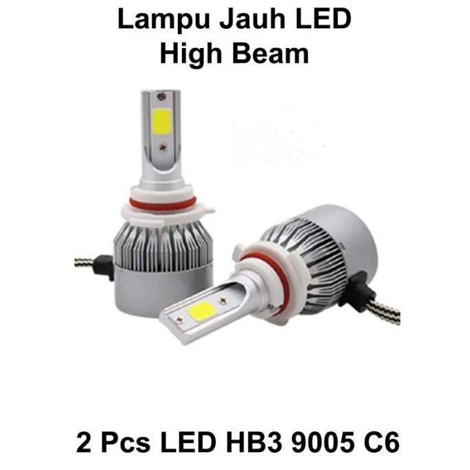 PROMO PAKET LAMPU DEKAT, JAUH AVANZA VELOZ HID OSRAM XENARC H11 + LED HB3 C6 #ORIGINAL