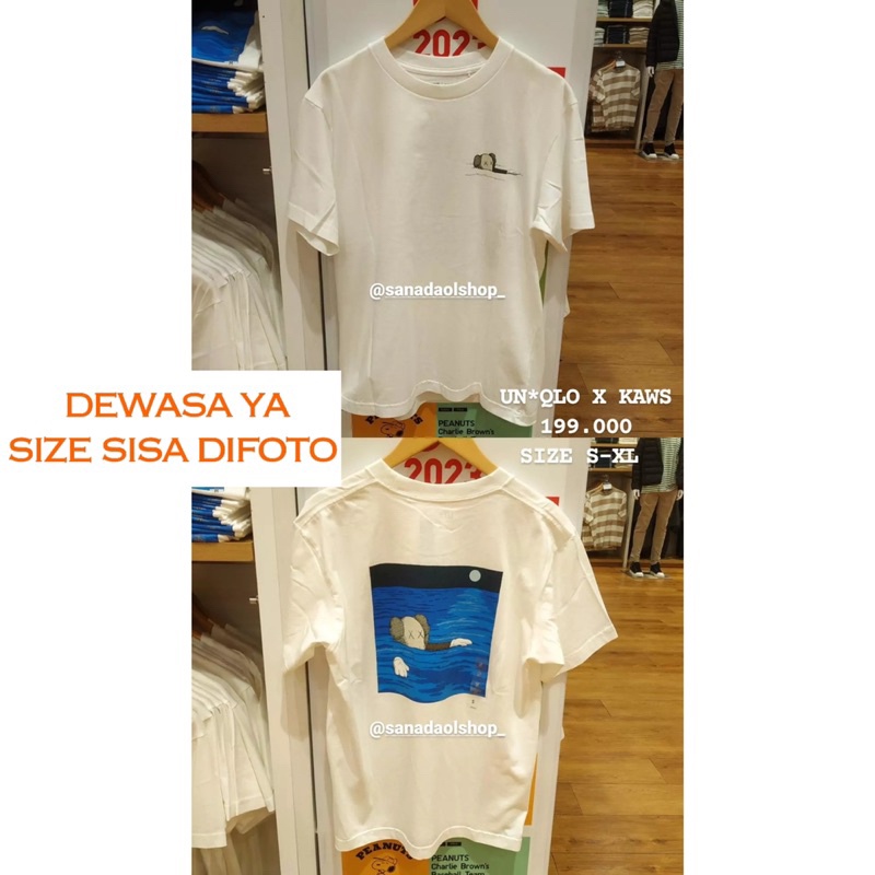 [LIMITED] BEST PRODUCT ORIGINAL  Kaos UNIQLO x Kaws Tshirt Sweater