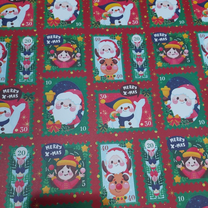 

><><><] Kertas Kado Natal Sansan Wawa
